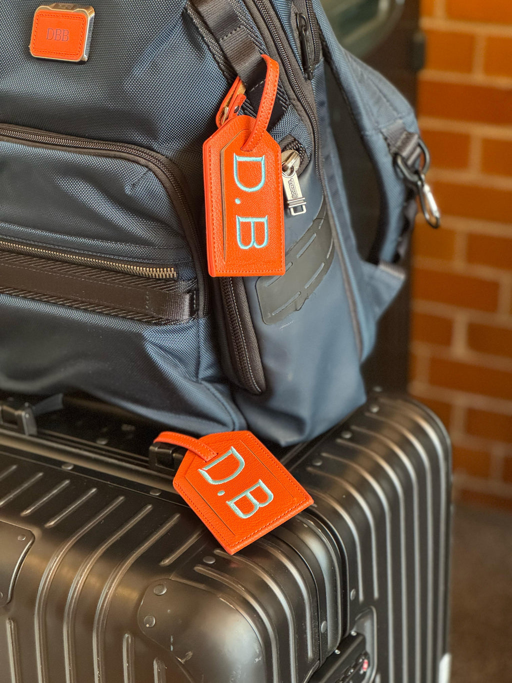 Travel Label Orange