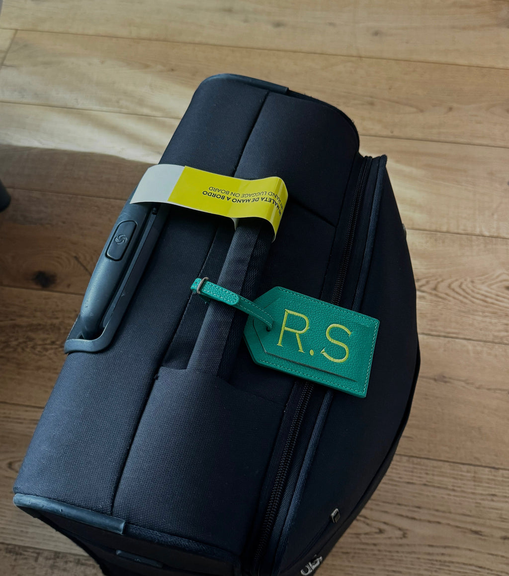 Travel Label Green