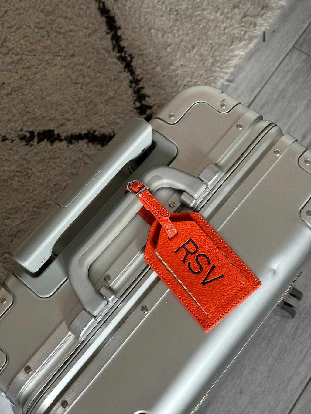 Travel Label Orange