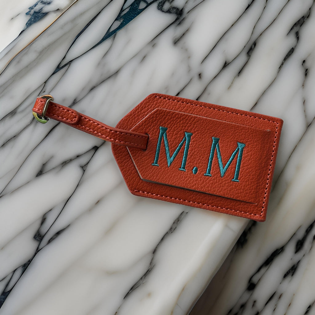 Travel Label Orange