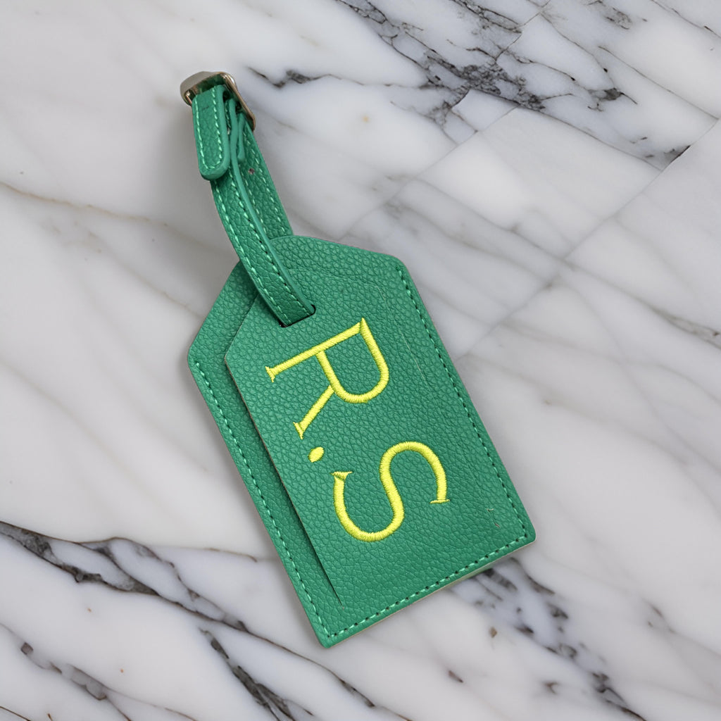 Travel Label Green